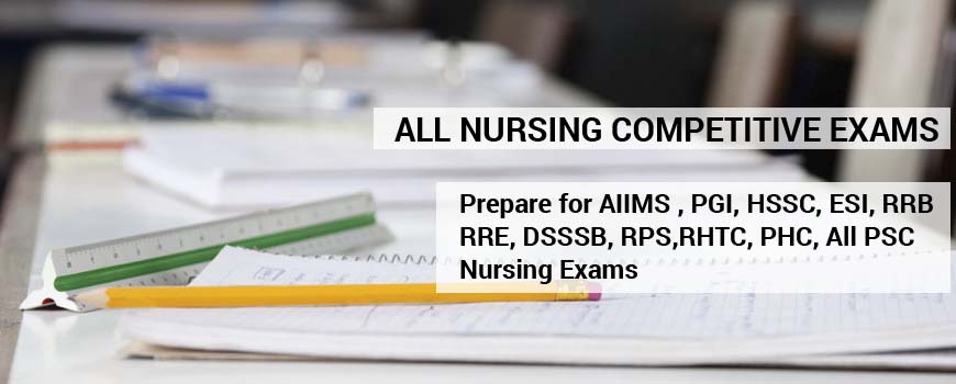 Academy for Nursing Competitive exams in bahadurgarh,Academy for Nursing Competitive exams in Rohtak, Academy for Nursing Competitive exams in Delhi NCR